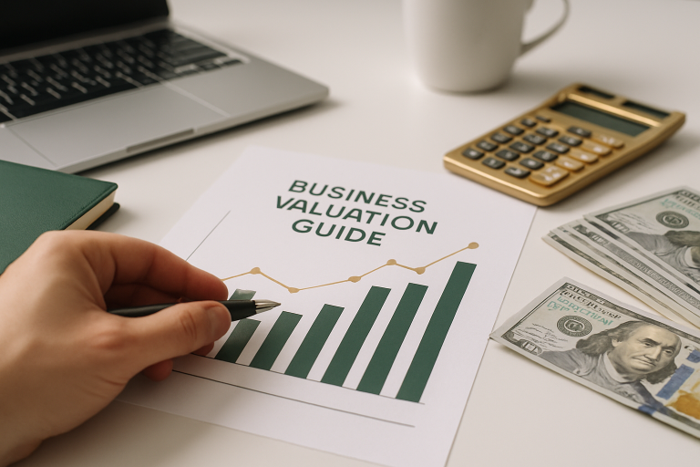 business valuation guide illustration