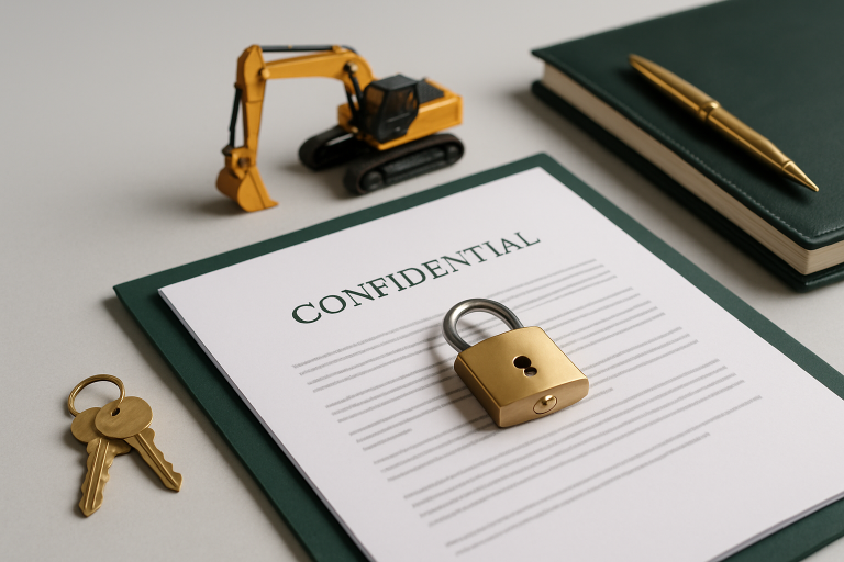 sell a construction business illustration