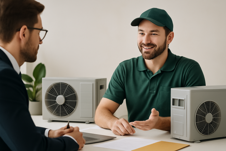 HVAC business illustration