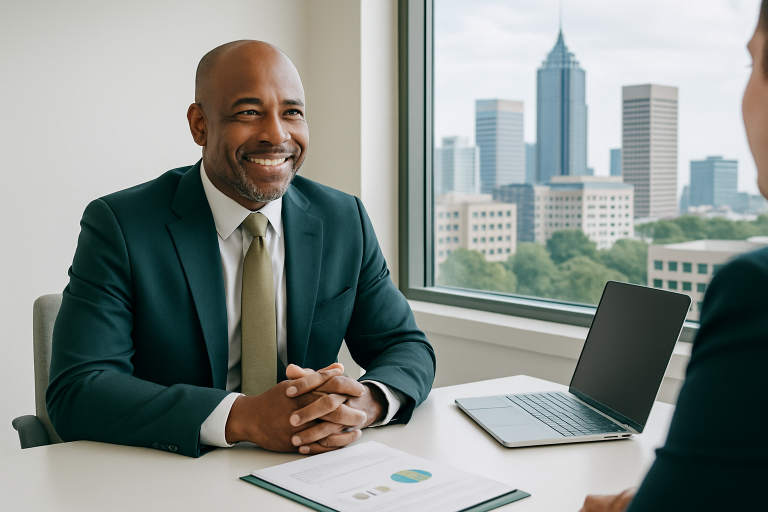 sell your business Alpharetta Georgia illustration