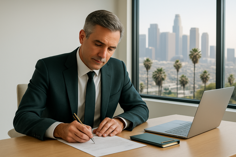 sell your business California illustration