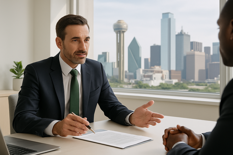 sell your business in Dallas illustration