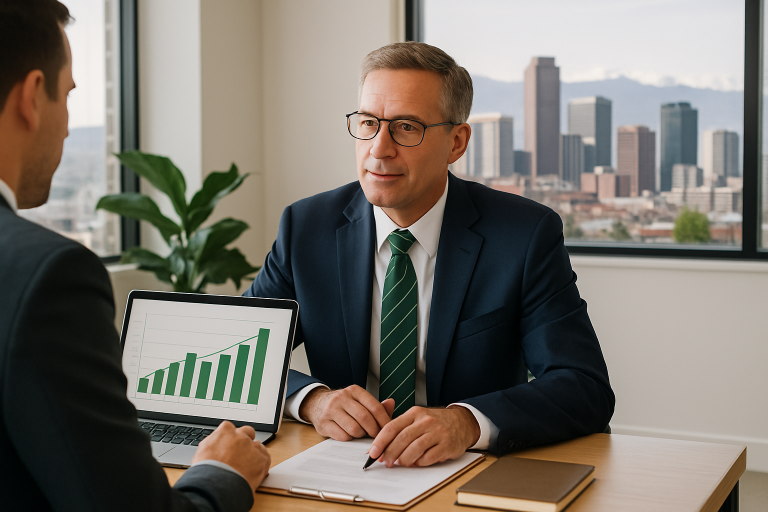 sell your business Denver Colorado illustration