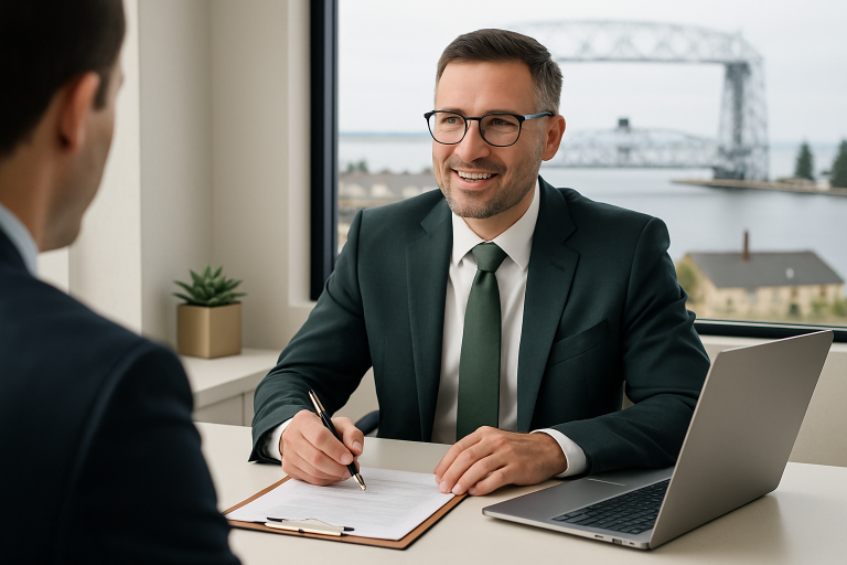 sell your business Duluth Minnesota illustration