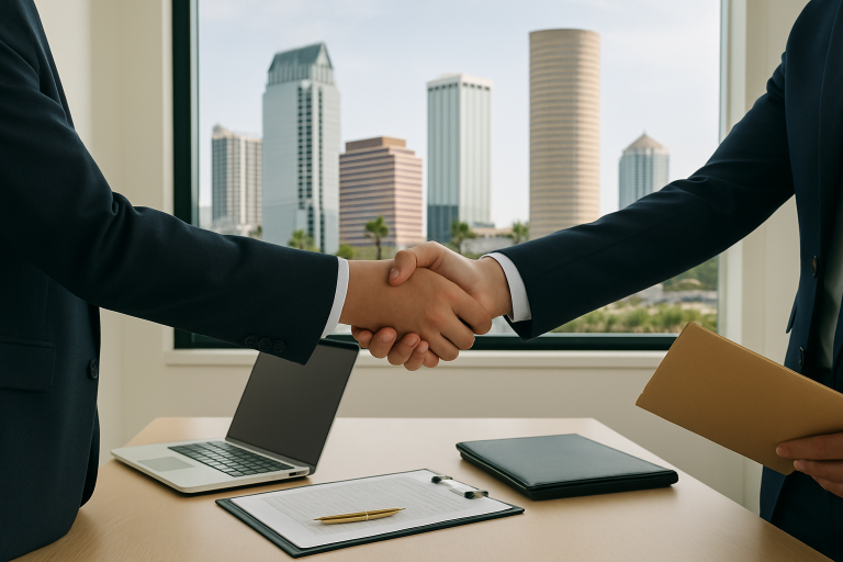 sell your business Florida illustration