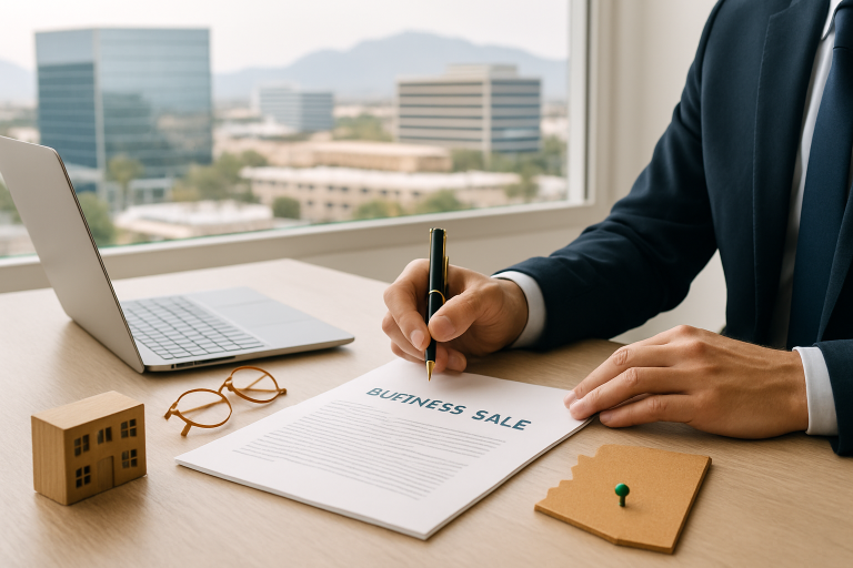 sell your business Glendale Arizona illustration
