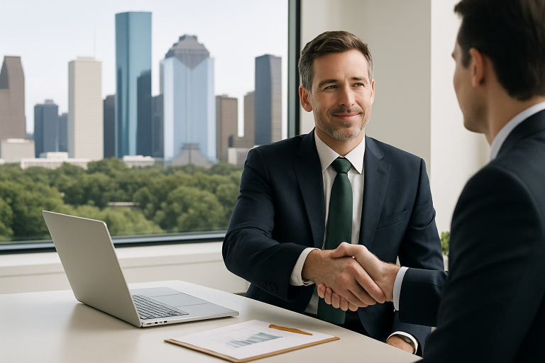 sell your business in Houston illustration