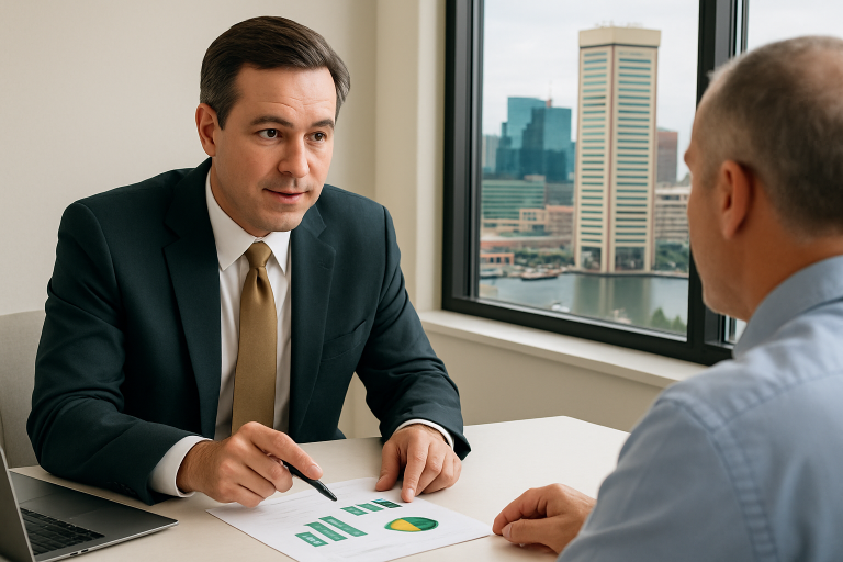 sell your business Maryland illustration