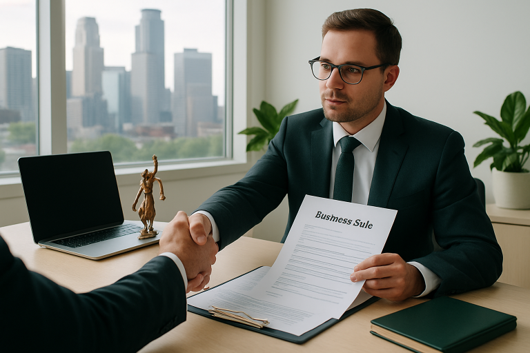 sell your business Minneapolis Minnesota illustration