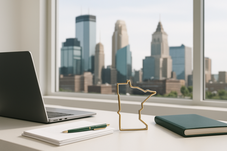 sell your business Minnesota illustration