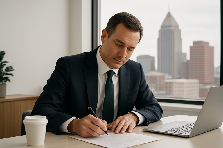 sell your business Ohio illustration