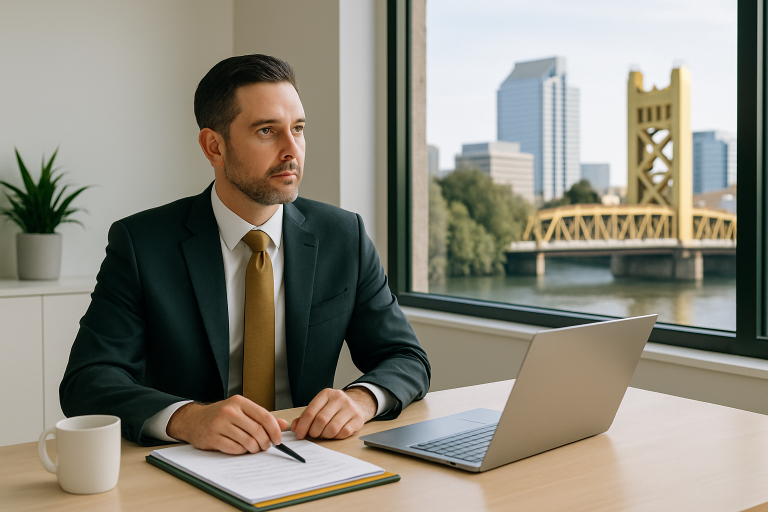 sell your business in Sacramento illustration