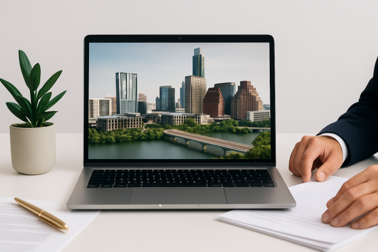 sell your business Texas illustration