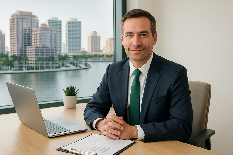 sell your business in West Palm Beach illustration