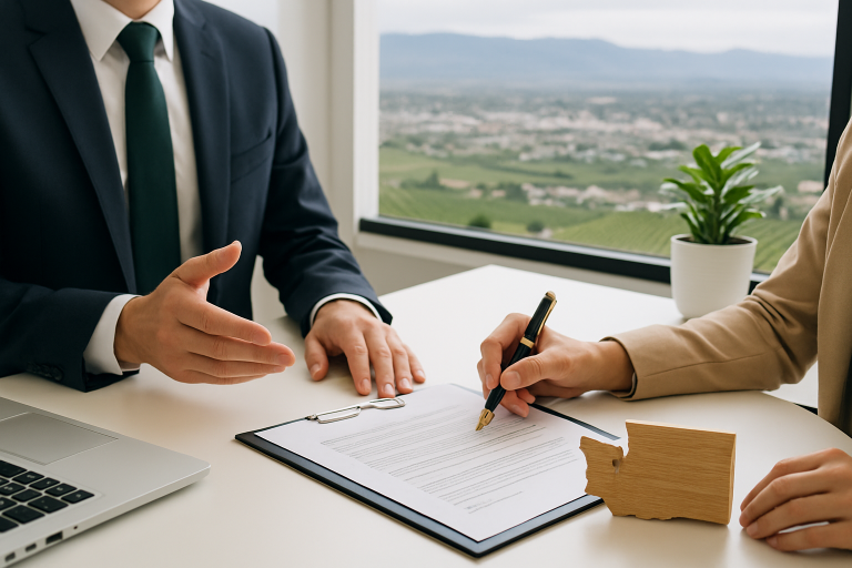 sell your business Yakima Washington illustration