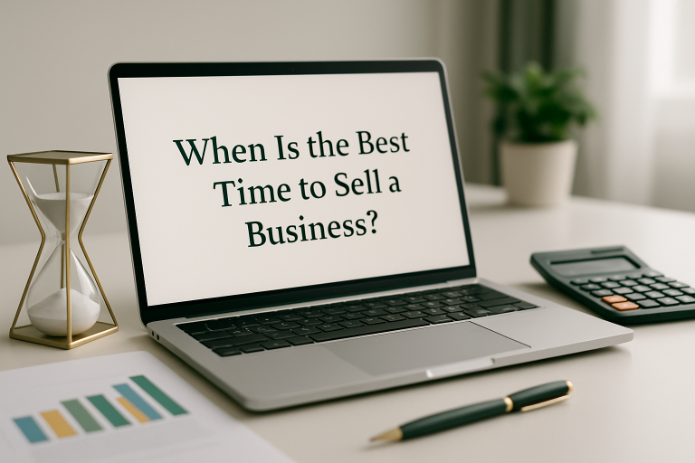 When Is the Best Time to Sell a Business? illustration
